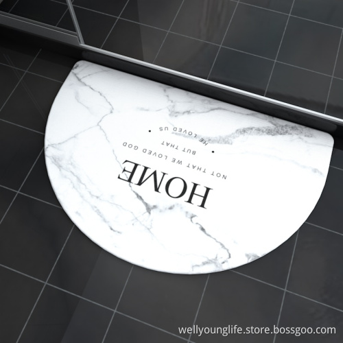 Environmental washable soft diatomite mat